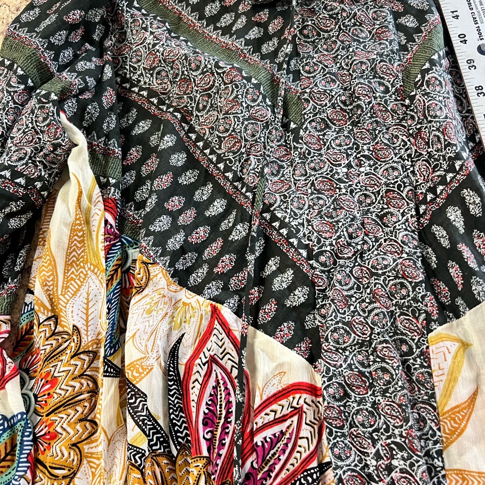 NWOT Umgee Boho Floral Patchwork dress Multicolor - Picture 2 of 7